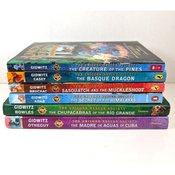 Complete Set THE UNICORN RESCUE SOCIETY Books Series by Adam Gidwitz vol.1-6 - Picture 2 of 4